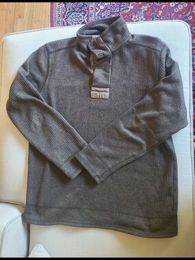 Field & Stream Men’s Heritage 3-Button Fleece Pullover Sweater - Small